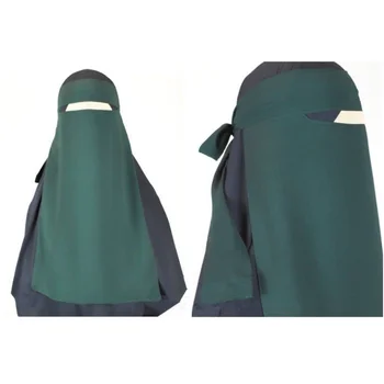 Moslimské Niqab Burqa Hidžáb Spp Ženy Kapoty Islamskej Turban Závoj pokrývku hlavy Klobúk Krku Úplné Pokrytie Underscarf Masku na Tvár Zábal čiapky čierna