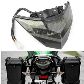 Motocykel zadné svetlo Integrované LED Zase Signál Zadné zadné Svetlo Na Kawasaki Ninja 250 Ninja300 2013 2014 2015 2016 2017