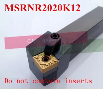 MSRNR2020K12,Kovov, Sústružnícke Rezné Nástroje Sústruh Stroj CNC Sústružníckych Nástrojov na Vonkajšie Sústruženie Držiaka Nástroja M-Typ MSRNR/L