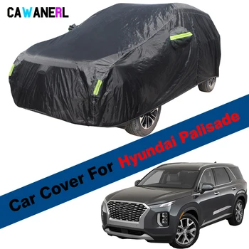 Nepremokavé Auto Kryt Pre Hyundai Palisade SUV Vonkajšie Vnútorné Anti-UV slnečník Dažďu, Snehu Odolný Kryt Prachotesný