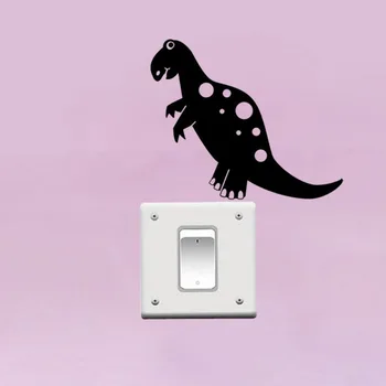 Personalizované Dinosaura Stenu, Nálepky, Spálne, detskej izbe Odtlačkový Vinyl Prenos Prepínač Dekor 3SS0214