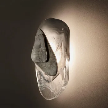Post Moderné Led Nástenné Svietidlo Crystal Dizajnér Model Steny V Obývacej Izbe Umenie Lampy, Nočné Spálňa Štúdia Nástenné Zrkadlo Svetlá Luminária