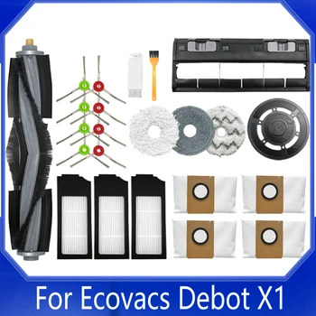Pre Ecovacs Deebot X1 Omni Príslušenstvo Vrecka na Prach HEPA Filter Robot Vysávač, Mop na Čistenie Handričkou Hlavné Kefa Náhradné Diely