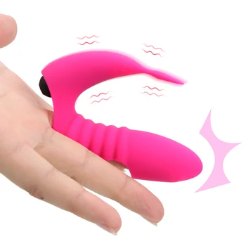 Prst, Vibrátor Pošvy Stimulovať Sexuálne Hračky Pre Ženy jedinej frekvencie Silikónové Prst Rukáv Clitora G-Spot Masturbator