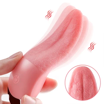 Realistické Jazyk Lízanie Vibrátor Pre Ženy Stimulácia Klitorisu Fajčenie Ženský Orgazmus Sex Stroj dospelých, sexuálne hračky pre ženy
