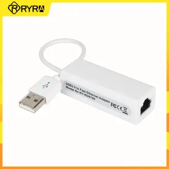 RYRA Prenosné USB 2.0 Ethernet RJ45 Lan Sieťové Karty, USB, Ethernet Adaptér Pre PC Macbook Windows 10 Notebooku