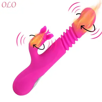 Stimulátor Klitorisu Žena Masturbator Sexuálne Hračky Pre Ženy Vibrátor G-Spot Vibrátor Automatické Nastavenie Vykurovacej Otáčania Tlačením