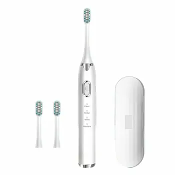 Ultrazvukové Elektrické zubné Kefky, pre Dospelých Časovač Kefa 16 Výstroj Nabíjačku USB Nabíjateľné Zubné Kefky Náhradné Hlavice Sada