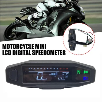Univerzálne Motocyklové LCD Digitálny Rýchlomer Mini Motocykel Meter Karburátoru Meter Motocykel počítadlo kilometrov