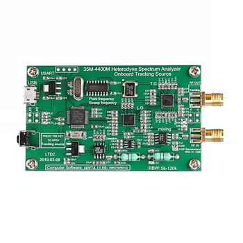 USB LTDZ 35-4400M Spektrum Zdroj Signálu spektrálny Analyzátor s Sledovania Zdroj Modul RF frekvenčnou Analýzou Nástroj