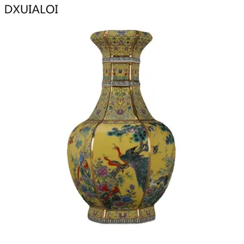 Čínska Klasická Porcelánové Vázy Zdobia Krásne Vázy Domáce dekorácie príslušenstvo modernej obývacej izby, svadobný darček decor